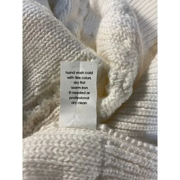 27 Miles Malibu 'Haruka' White Sweater Size S - NWT